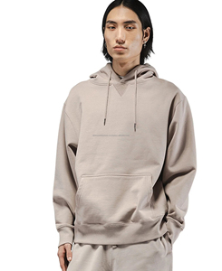 เสื้อฮู้ดดี้คอกลมโอเวอร์ไซส์สำหรับฤดูหนาว น้ำหนัก 370 กรัม พิมพ์ลายปักคุณภาพสูงตามสั่ง ผ้าฝ้ายฟลีซ 100% ระบายอากาศได้ดี - Product Image 1