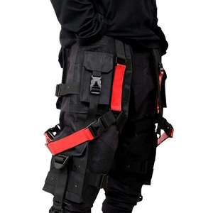 Pantalon cargo techwear pour homme, streetwear tactique, joggers hip hop, multi-poches, rubans, pantalon de jogging urbain cyberpunk, extérieur - Product Image 6