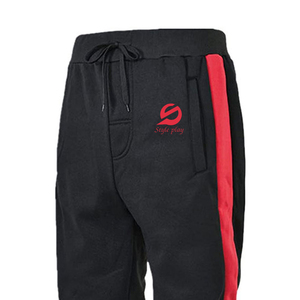 Ensemble de survêtements de sport pour hommes en deux pièces, personnalisés pour l'entraînement hivernal, coupe-vent, respirant, en polyester/coton - Product Image 5