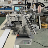 Équipement de couture multi-aiguilles à alimentation synchrone intelligent YUYI, certifié CE, garantie 1 an et maintenance à vie