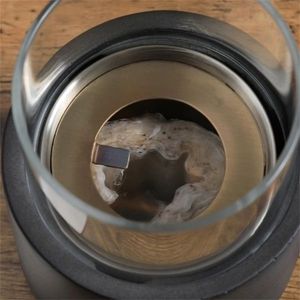 เตาผิงตั้งโต๊ะขนาดเล็กสีเทาเข้ม - Product Image 4