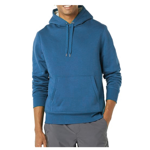 Sweat-shirt à capuche pour homme, hiver, manches longues, tissu tricoté respirant, écologique, impression de logo personnalisée, poche avant, 100% coton - Product Image 4