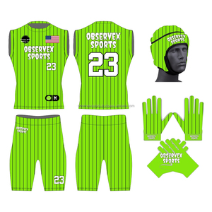 7v7 Flag Football Uniform 2026 Quick Dry Breathable Custom Team Anti-Bacterial Sleeveless Sublimated Printing Elastic Waist - Product Image 4