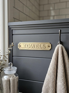 Letrero Metálico Vintage con Letras en Relieve para Personal, Placa Decorativa para Montar en la Pared, para Oficina, Restaurante, Hotel, Lugar de Trabajo - Product Image 3