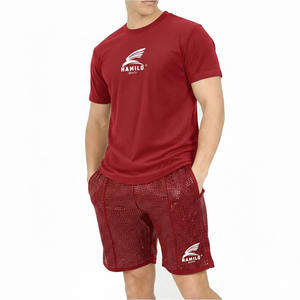 Conjuntos de Dos Piezas Personalizados para Hombre, Tejidos de Secado Rápido, Ropa Casual con Camiseta Estampada y Pantalones Cortos en Oferta - Product Image 6