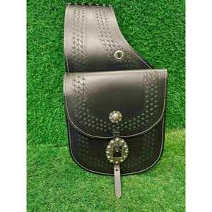 Bolsa de Sillín Profesional para Carreras de Caballos Estilo Western |   Equipo de equitación de cuero duradero |   Logotipo Personalizado para Deportes Ecuestres al por Mayor - Product Image 1