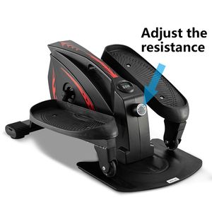 YF Home Gym Cyclette Ellittica Pieghevole Nera e Rossa in ABS e Ferro, Modello Non Elettrico - Product Image 4