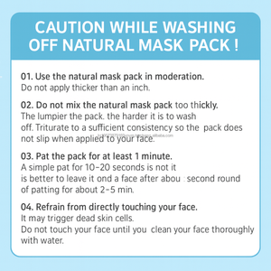 Confezione di argilla in polvere di perla naturale K Beauty tonic Up Wash Off maschera per una pelle chiara e brillante e una Texture setosa - Product Image 3