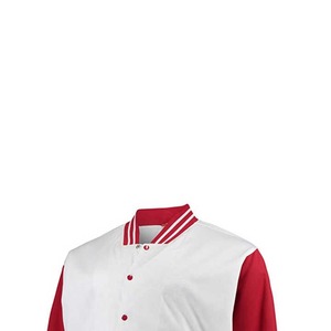 แจ็คเก็ตเบสบอลแบบ Varsity Letterman สำหรับผู้ชาย ทำจากแขนเสื้อหนังและตัวเสื้อทำจากผ้าขนสัตว์ - Product Image 4