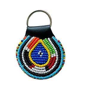 Sac décoratif de luxe à la mode pour sac à main de vélo de voiture avec porte-clés à broderie perlée multicolore Style classique pour les mariages - Product Image 2