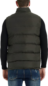 Mens Waterproof Glossy Bubble Vest Sleeveless Winter Puffer Jacket Breathable Lightweight Custom Logo OEM 2026 Puffer Vest - Product Image 5