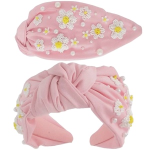 Hermosa banda de pelo de Pickleball multicolor de moda para niña en el día del juego con bordado de lujo personalizado con cuentas hechas a mano de lujo - Product Image 3