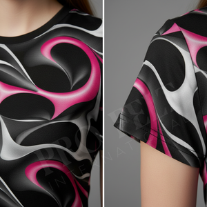 Camiseta de Poliéster con Diseño Moderno, Cómoda, Informal, Deportiva, de Manga Corta, para Verano, Todas las Temporadas, Precio Económico - Product Image 4