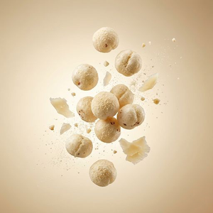 Makhana au fromage cheddar blanc (Noix de renard) |   Graines de lotus grillées, collation au fromage |   Fournisseur en gros de graines de nénuphar aromatisées - Product Image 2