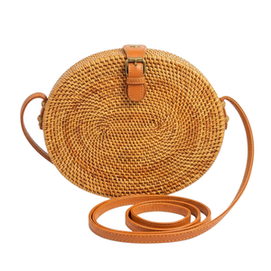 Rattan Tote <b>Bag</b> Woven Handmade Rattan <b>Bag</b> Bulk Direct Factory Competitive Prices Customizable Color - Product Image 1