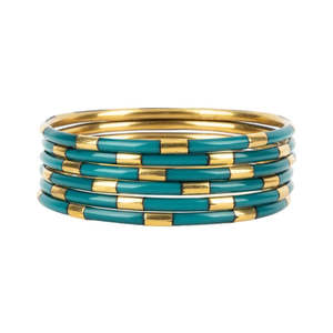 Brazaletes de Resina y Latón Chapados en Oro Hechos a Mano, Joyería de Boda de Primera Calidad para Mujer, Certificados por IGI, Venta al Por Mayor - Product Image 6