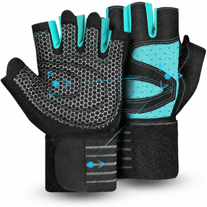 Gants de musculation ventilés avec support de poignet, protection complète de la paume, en néoprène, pour hommes et femmes, pour la musculation et le fitness - Product Image 6