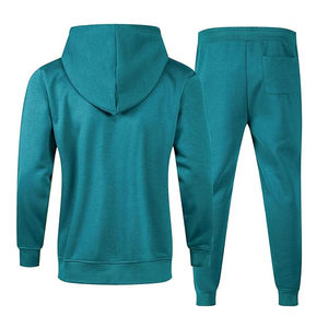 Conjunto Deportivo Informal con Capucha para Hombre, 2 Piezas, Felpa Transpirable, 100% Algodón, Diseño Premium - Product Image 2