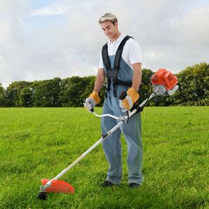 Decespugliatore a Benzina 2 Tempi da 42.7CC, Tagliabordi Multifunzione Senza Fili da 43cm, Rifinitore per Erba in Alluminio - Product Image 2