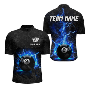 เสื้อกีฬาซิป 8 ลูกแบบสั่งทำพิเศษ ระบายอากาศได้ดี พิมพ์ลายแบบ Sublimation เต็มตัว - Product Image 2