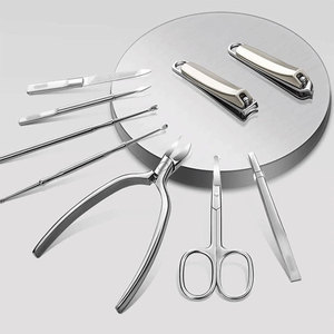 Wholesale Stainless Steel Manicure Kit Set with <b>Nail</b> Clippers Cuticle <b>Scissors</b> & <b>Nail</b> File-Durable Classic Design - Product Image 4
