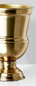 แจกันดอกไม้สำหรับงานแต่งงานแบบทันสมัยหรูหราทำด้วยมือโลหะเคลือบทองออกแบบโลโก้ได้ตามต้องการสำหรับงานแต่งงาน - Product Image 4