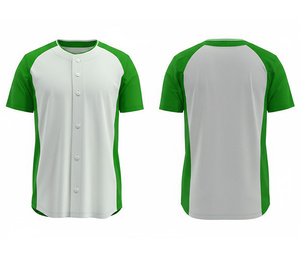 เสื้อเบสบอลแบบระบายอากาศได้ดี พิมพ์ลายแบบซับลิเมชั่น พร้อมโลโก้และหมายเลขตามสั่ง |   ฐานผ้าโพลีเอสเตอร์ที่ระบายอากาศได้ดี - Product Image 1