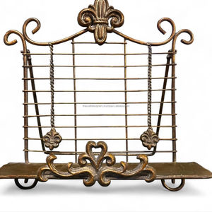 Elegant Design Metal <b>Cookbook</b> <b>Holder</b> For Stylish Kitchen Interiors And Smooth Functional Efficient Reliable Daily Recipe Display - Product Image 1