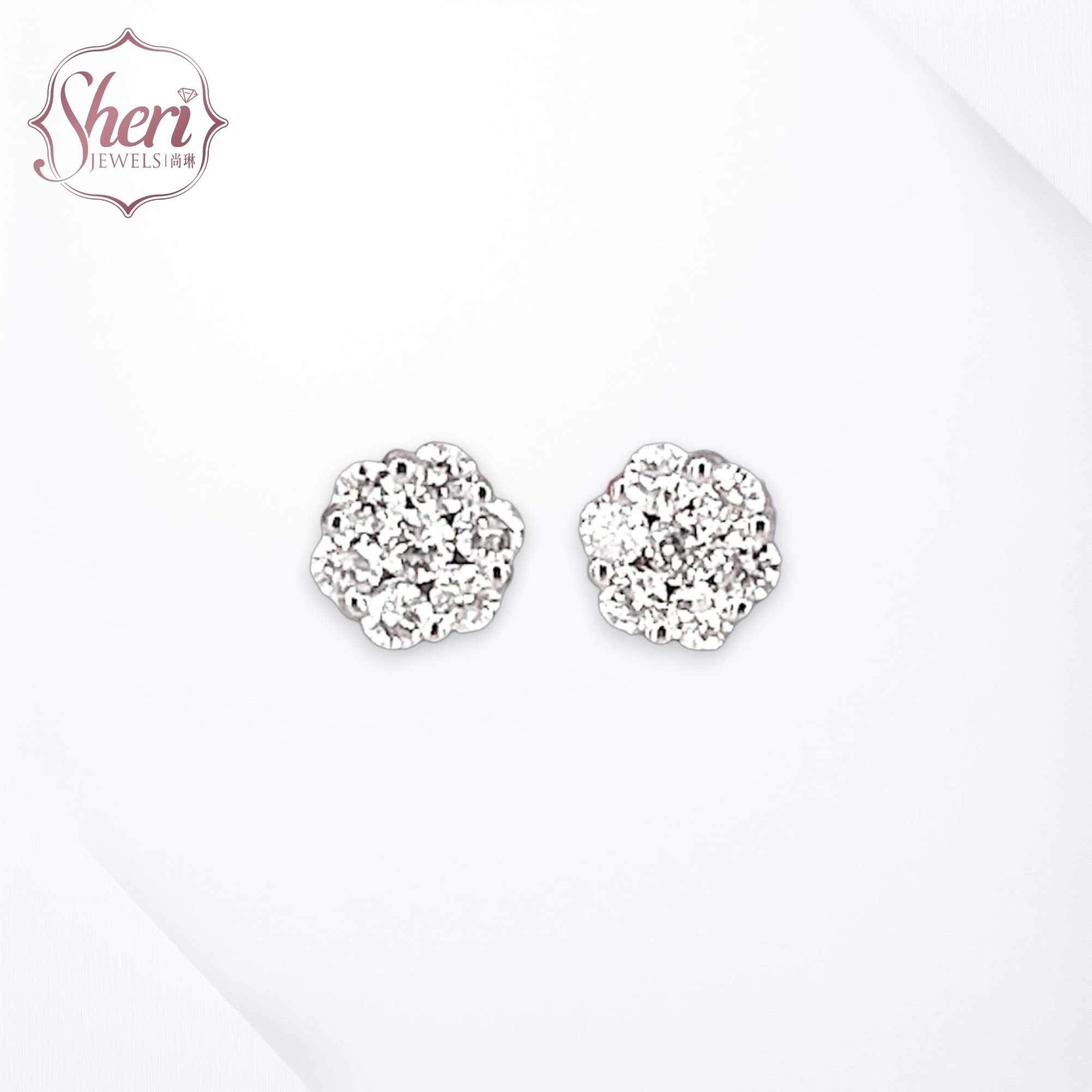 Oro Blanco Macizo de 18K