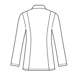 Bata de Médico para Mujer, 200 GSM, Algodón y Poliéster, Uniforme Médico, Manga Larga, Ropa de Hospital, Fabricante OEM - Product Image 6