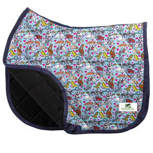 Tapis de selle pour chevaux de haute qualité, modèle Love Ya Always, par sublimation, excellente qualité, pour l'équitation, usage polyvalent - Product Image 2