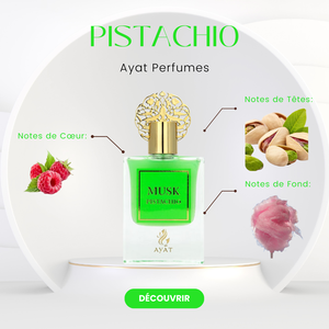 น้ำหอมมัสก์พิสตาชิโอ 50 มล. โดย Ayat Perfumes ของแท้จากดูไบ น้ำหอมอาหรับติดทนนานสำหรับผู้ชายและผู้หญิง - Product Image 3