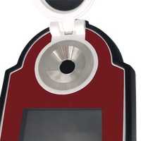 Refractómetro Digital de Precisión Portátil Abbe AM-25, Medición Automática de Concentración de Alcohol, Precisión de 0.2, Rango de 0-25% Brix 1