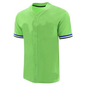 Custom Printed Breathable Polyester <b>Mesh</b> Baseball Jersey <b>Shirts</b> with Sleeves Quick Dry Anti-Bacterial Unisex Plus Sizes - Product Image 6