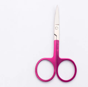 Tijeras de Manicura de Acero Inoxidable, Cuchilla Recta para Recortar Cutículas, Mango Redondo de Plástico Resistente, 8.8cm, Precisión para Uñas - Product Image 6