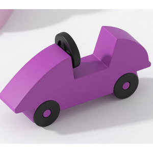 Juego de juegos infantiles de plástico morado y rosa para interiores con tobogán en espiral y túnel arcoíris para parques infantiles - Product Image 5