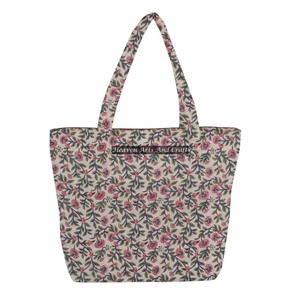 Sac fourre-tout matelassé imprimé bloc fait à la main pour femmes sac à bandoulière en toile de coton indien à deux poignées sac en toile de coton - Product Image 1