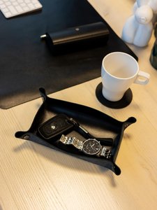 Top Seller Genuine Leather Tray Trending Alibaba Sourcing <b>Desk</b> Organizer Bulk Price Real Leather Tray GLTY-0092 - Product Image 2