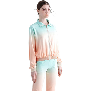Ensemble de Vêtements de Sport Grande Taille Personnalisés pour Femme : Soutien-Gorge de Sport, Veste et Legging Taille Haute avec Logo Frontal – Idéal pour le Yoga et l'Entraînement en Salle de Sport - Product Image 5