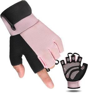 ถุงมือยกน้ำหนักแบบยูนิเซ็กส์ ระบายอากาศได้ดี กันลื่น ปิดด้วยกระดุม ถุงมือออกกำลังกาย หนัง อุปกรณ์เสริมสำหรับการฝึกซ้อมในยิม ยูนิเซ็กส์ - Product Image 4