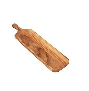 Planche à découper en bois massif épais pour couper les légumes, les fruits, la viande, surface résistante, hygiénique, durable, longue durée de vie, utilisation en cuisine - Product Image 5