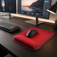 Tapis de souris de bureau en caoutchouc personnalisé avec repose-poignet, respectueux de l'environnement, doux, sublimation