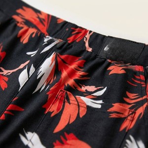 Pantalones Cortos de Playa para Hombre con Estampado Floral Tropical, Cintura Elástica con Cordón, Ligeros, Casuales, para Vacaciones, Moda Urbana - Product Image 3