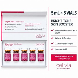 Sérum booster pour la peau CELIVIA BRIGHT TONE 5 mL, léger, anti-rides, au collagène, booster cutané, sérum visage rajeunissant, approuvé par les dermatologues - Product Image 5