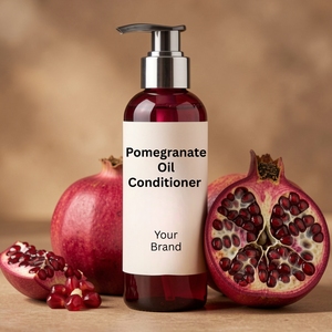 Après-shampoing à l'huile de grenade pour cheveux secs et abîmés, formule nourrissante en profondeur, lissante, anti-frisottis, brillance et renforcement. - Product Image 2