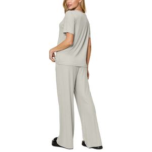 Camiseta y conjuntos cortos de mujer con estampado de moda de la mejor calidad, camisetas de manga corta de verano, conjuntos de pantalones cortos para mujer de BD - Product Image 4