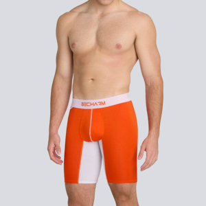<b>Custom</b> Men's 100% Cotton Printed Beaded <b>Boxer</b> Briefs Breathable Quick Dry Soft Mid-Rise Underwear OEM ODM Private Label - Product Image 5
