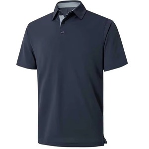 Polo homme uni 2k26, nouveau style, manches courtes, qualité supérieure, décontracté, pour le golf et les occasions professionnelles - Product Image 1