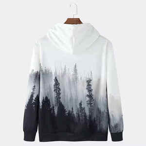 เสื้อฮู้ดดี้คุณภาพสูงแบบสวมหัว พิมพ์ลายแบบซับลิเมชั่น ออกแบบเองได้ - Product Image 5