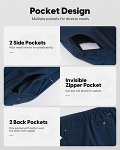 Pantalones Cortos Deportivos Premium para Hombre, Tejido Transpirable para Deportes, Gimnasio y Correr - Product Image 3
